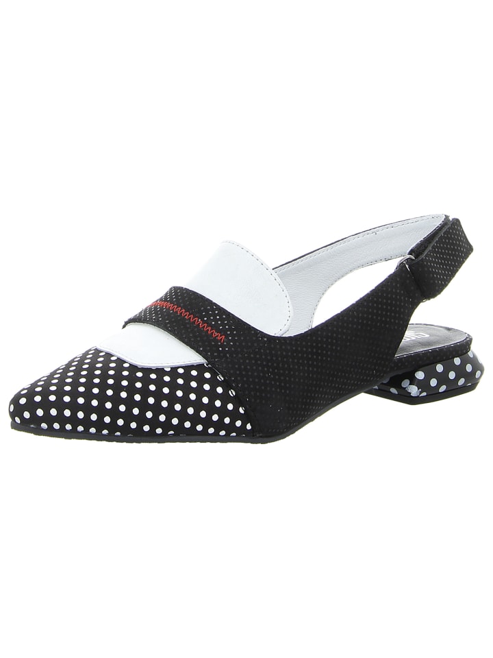 Slingpump in schwarz