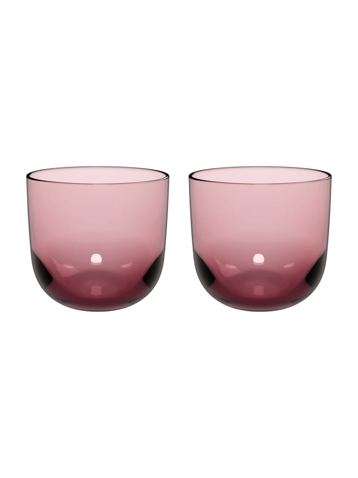 2er Set Wassergläser Like Glass in Grape 280 ml