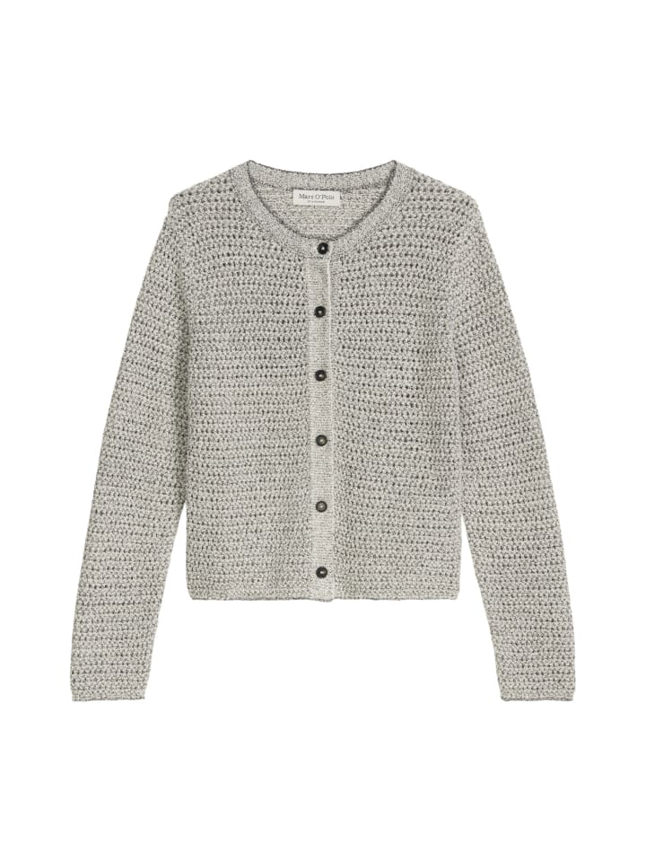 Cardigan regular in Offwhite