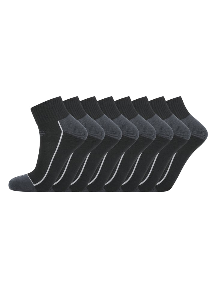 Socken im 8er Pack Avery in 1001 Black