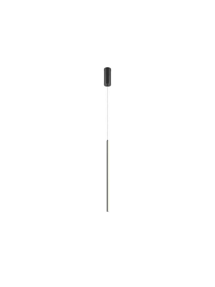 Pendelleuchte EEK G Ø 1.7 x (T)80 cm in Schwarz