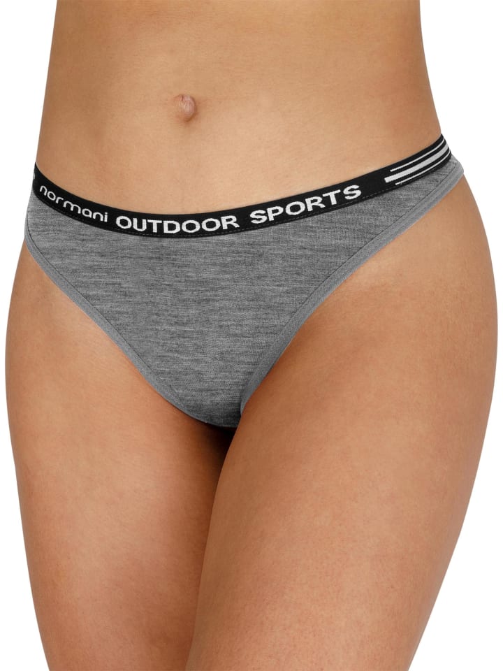 Damen Merino Tanga Dubbo in Grau