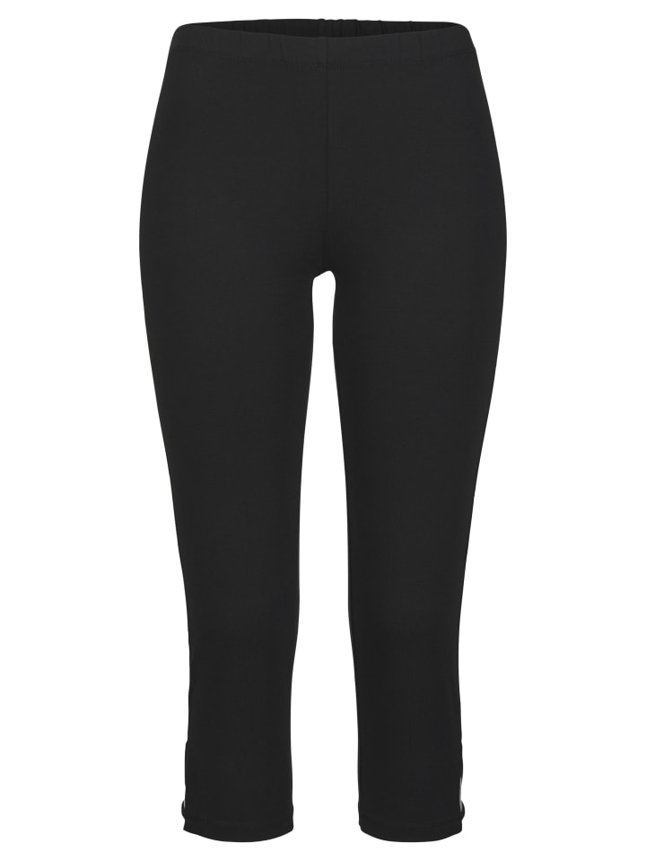 Caprileggings in schwarz