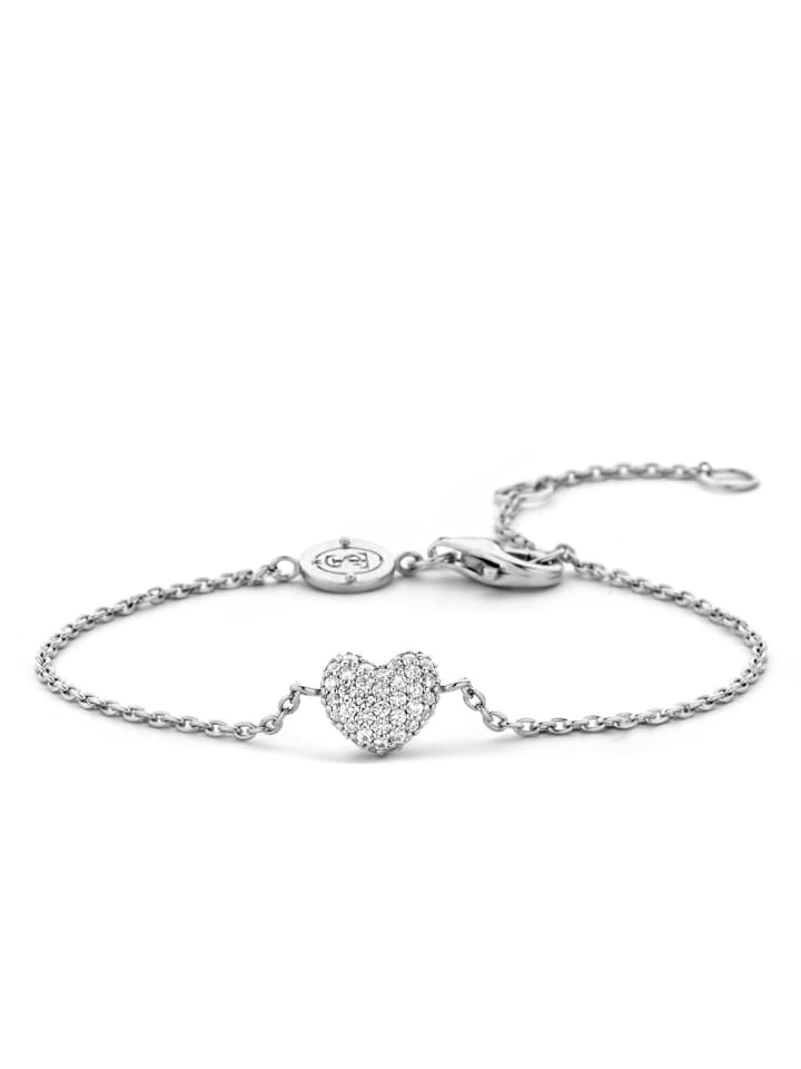 Armband The Sparkling Heart in silber