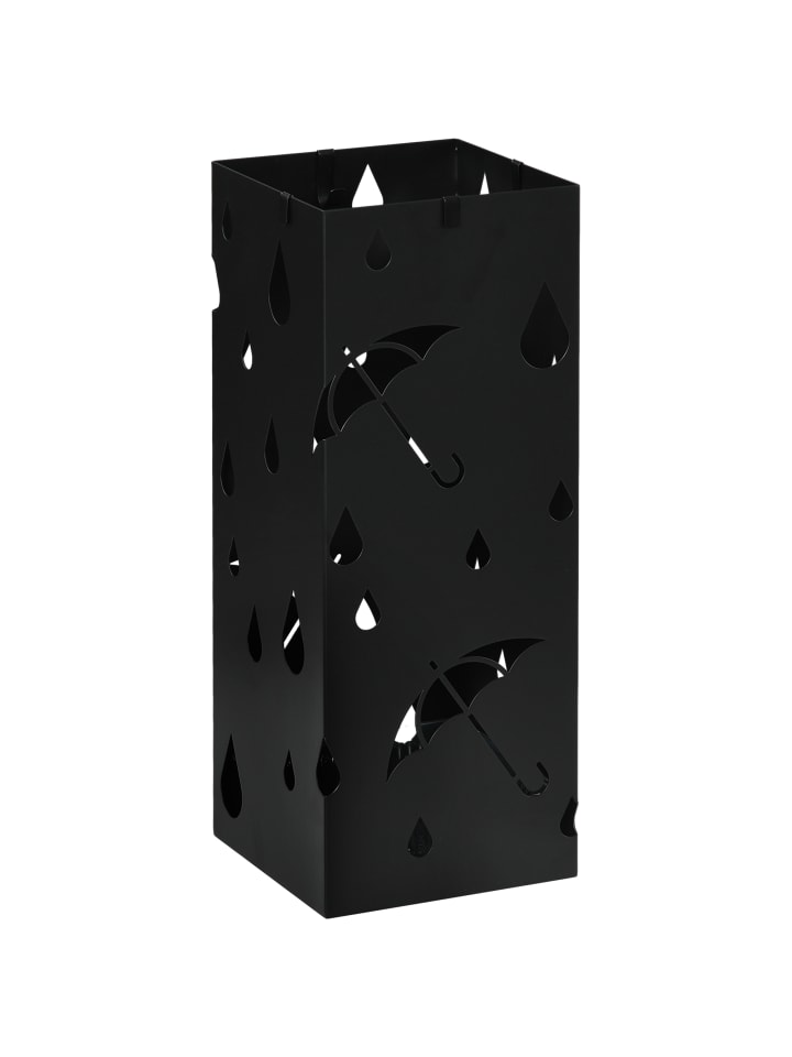 Schirmhalter in Schwarz 15,5L x 15,5B x 40H cm