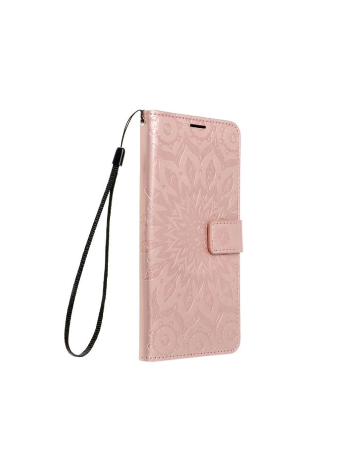 Mezzo Leder Tasche für XIAOMI Redmi Note 15 5G Rosa Handyhülle Rundum in Rosa