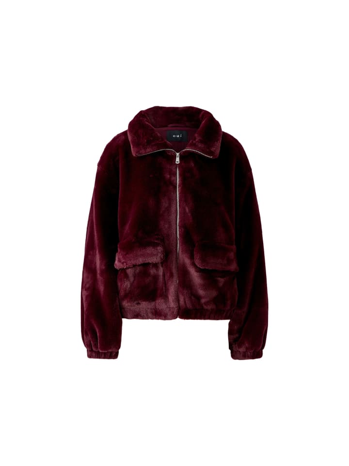 Outdoorjacke im Blouson-Stil mit 58 cm Länge in Bramble Berry
