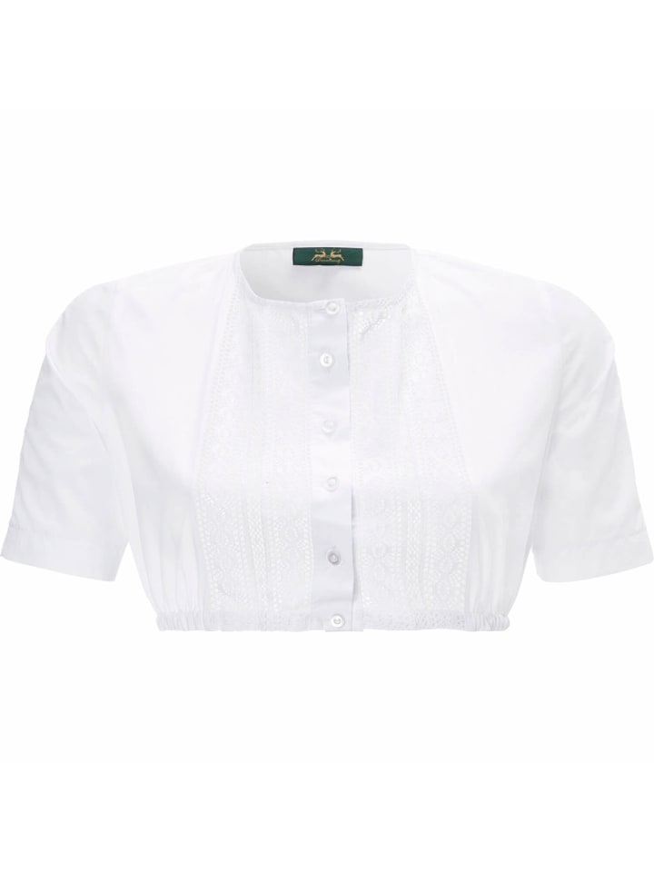 Dirndlbluse Mimi in Weiß
