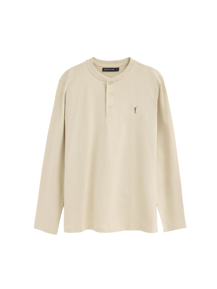 Langarmshirt RIGBY GO GINZA in Beige