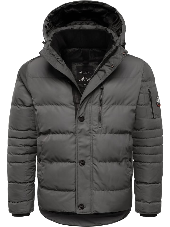 Winterjacke AKRON in Dunkelgrau