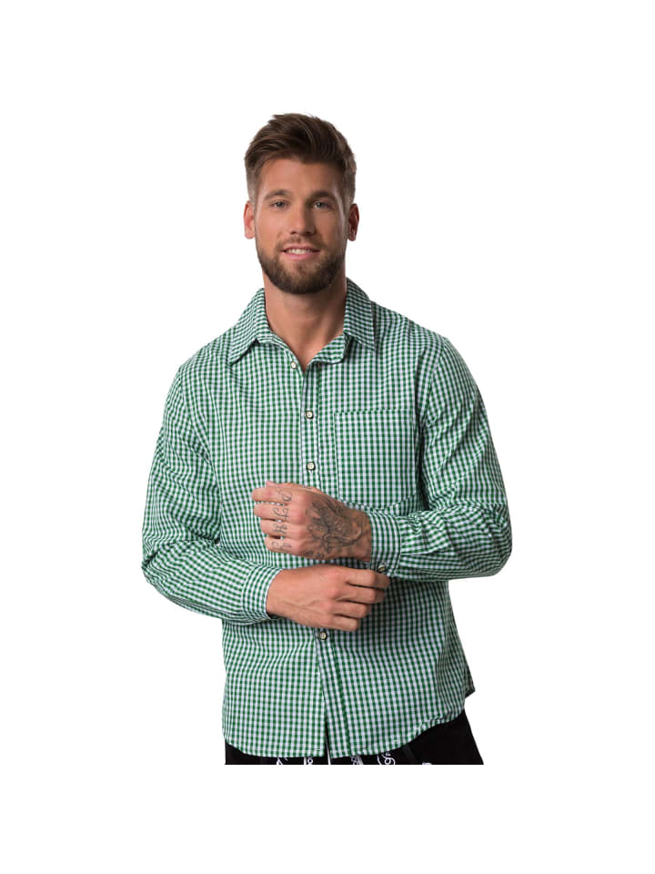 Trachtenhemd, Für viele Outfits & Anlässe, Langarmhemd mit Knopfleiste