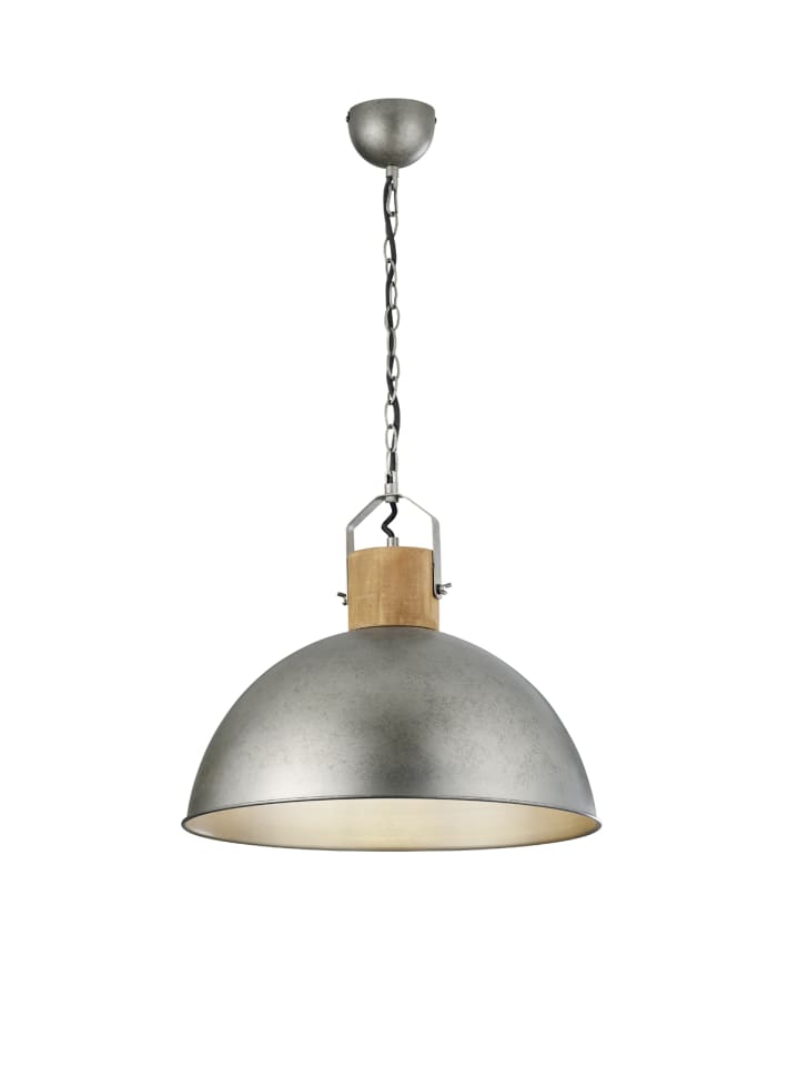 Pendelleuchte DELHI in Nickel antik