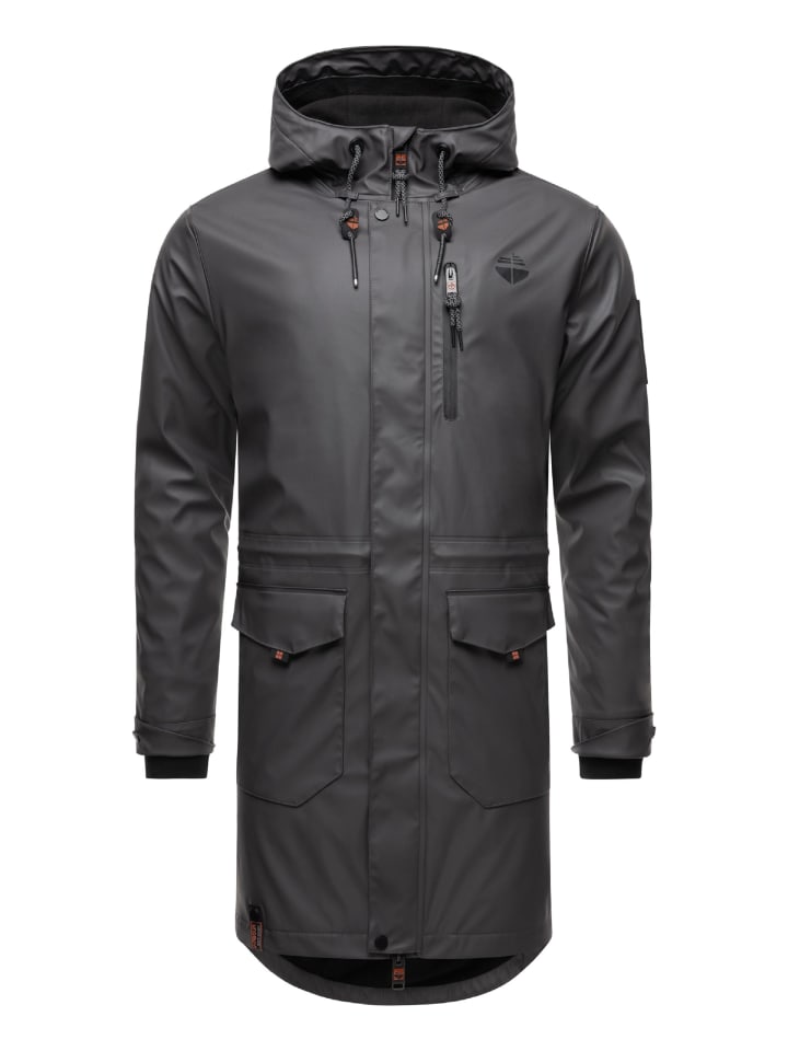 Regenmantel Verdaan in Anthracite