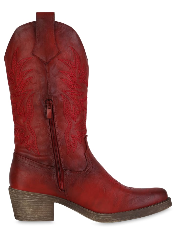 VAN HILL Cowboystiefel Marina in Rot günstig kaufen limango