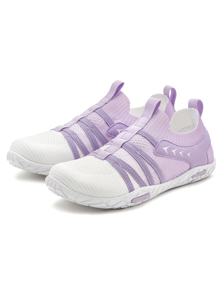 Sneaker in lila/weiß