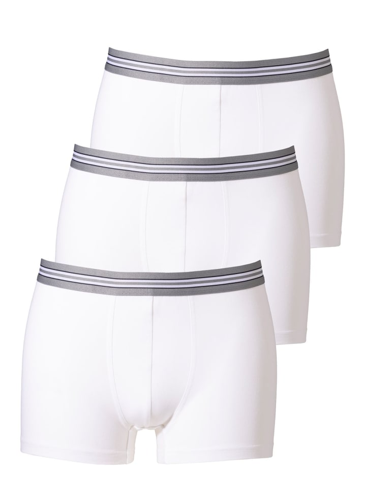 3er-Set: Pants in weiß