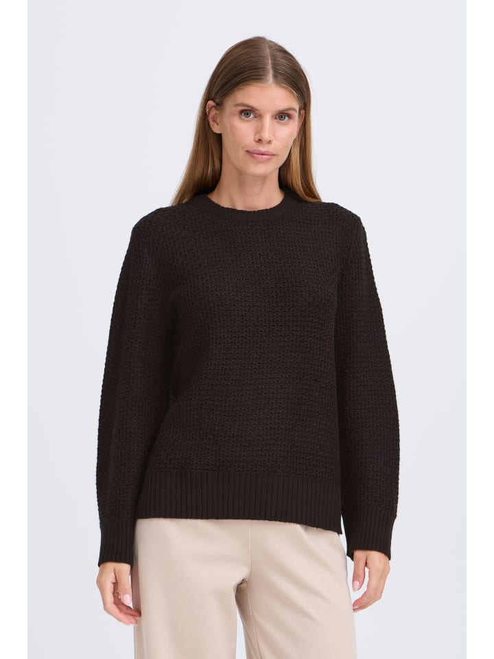 Strickpullover OXNelly in Schwarz