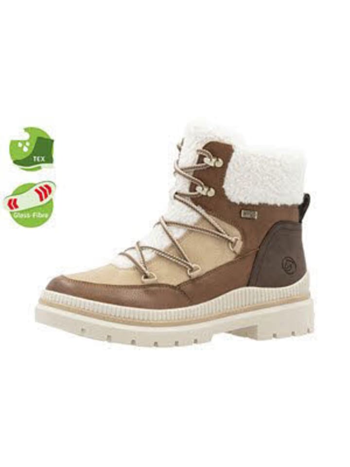 Damen Winterschuhe warm in Braun