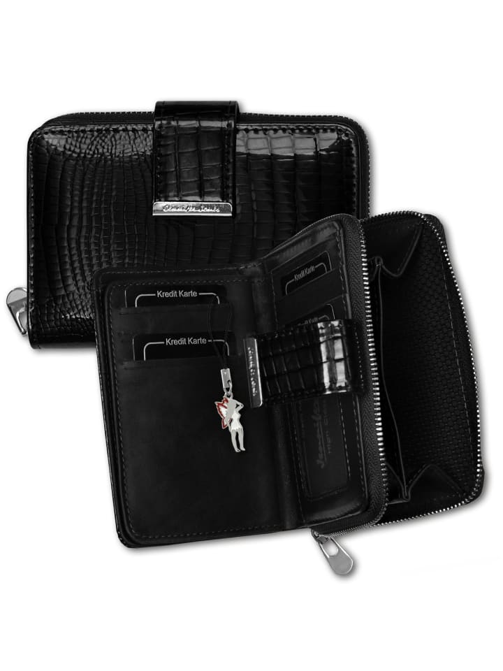 Jennifer Jones Portemonnaie Leder Damen Geldbörse günstig kaufen