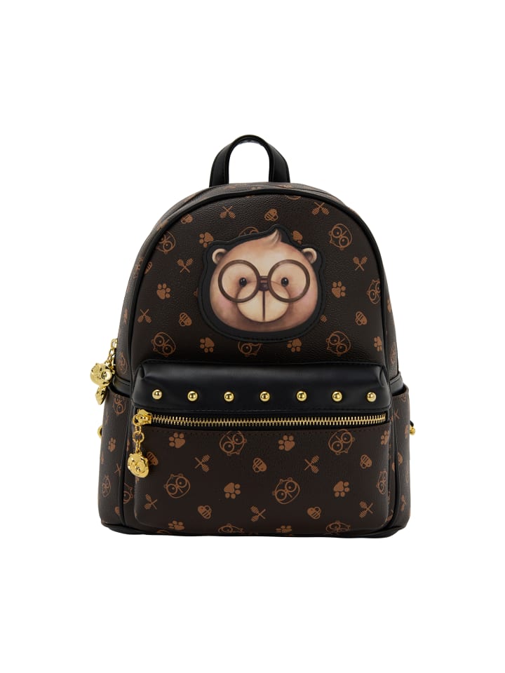 Girls Backpack in Dark Brown