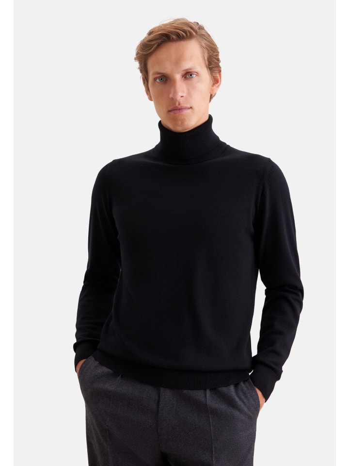Pullover Regular in Schwarz