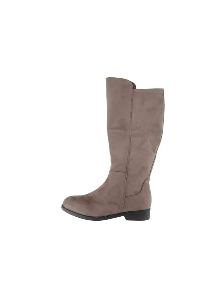 Stiefel in Beige