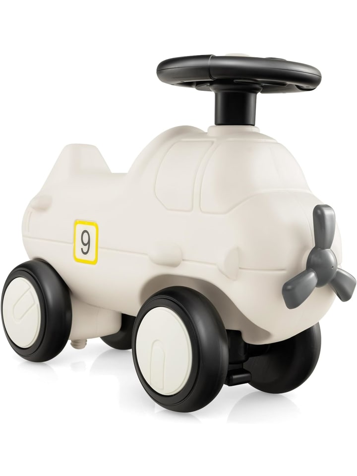 Rutschauto Flugzeug Optik ab 18 Monaten in Beige