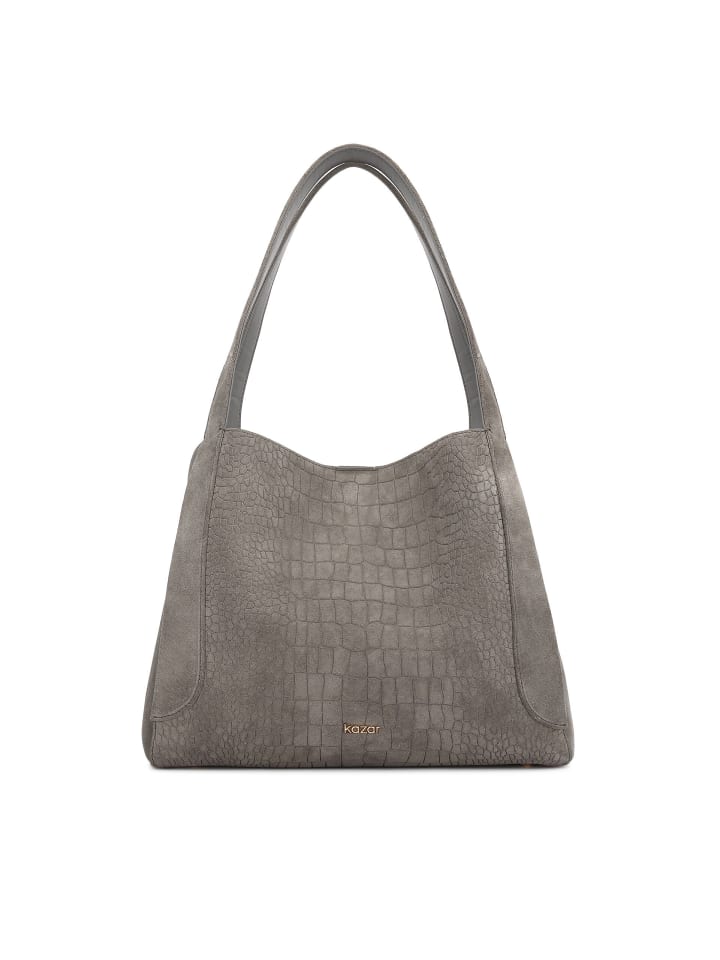 Schultertaschen in Grau