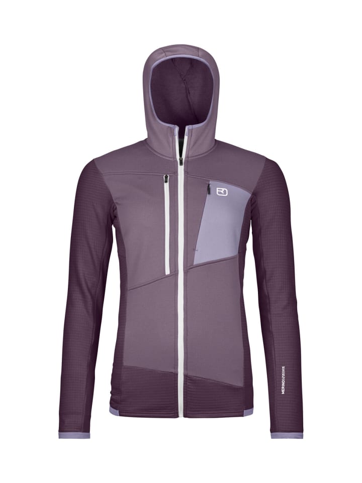 Fleecejacke in lila