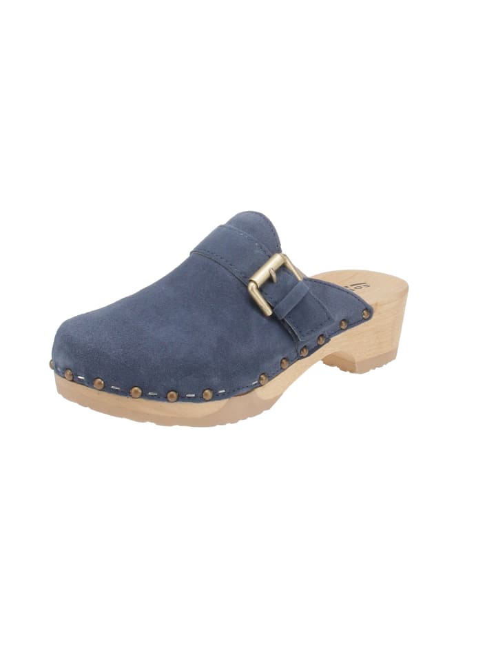 Clogs Tomma Kaschmir in Blau