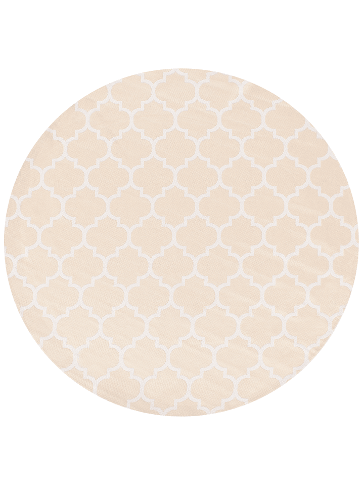 Outdoorteppich MOSORE in Beige/Weiß - (W) 160 x (L) 160 cm