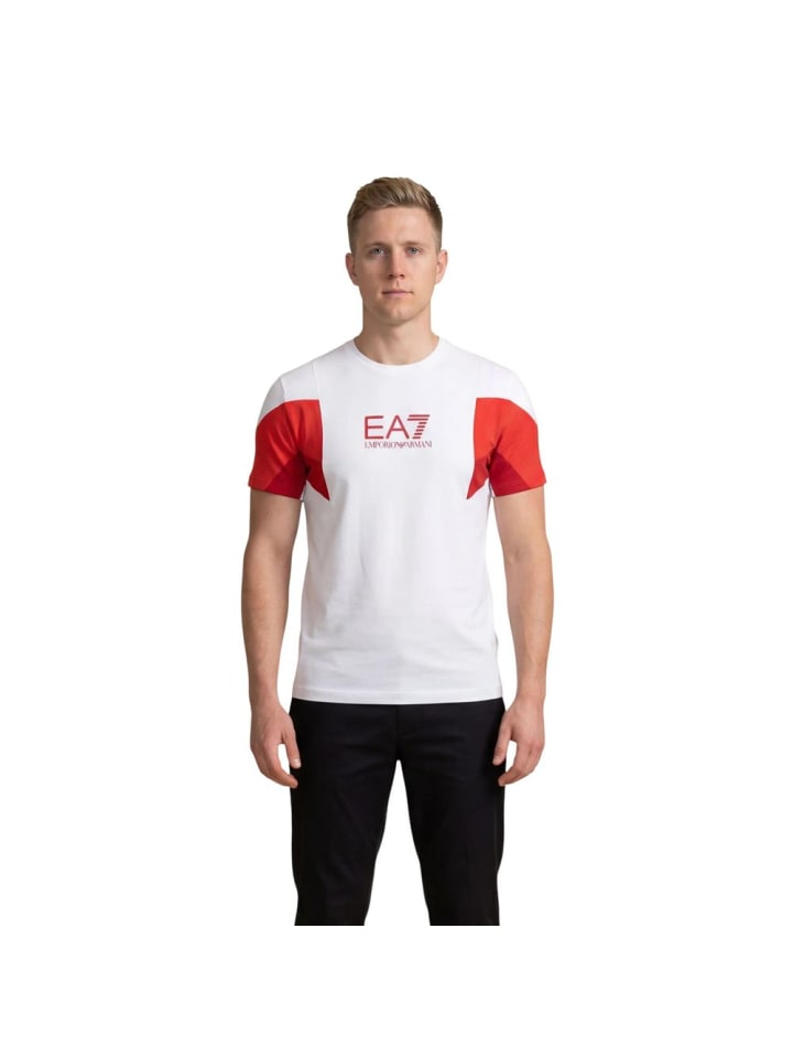 Weiß Baumwolle T-Shirt