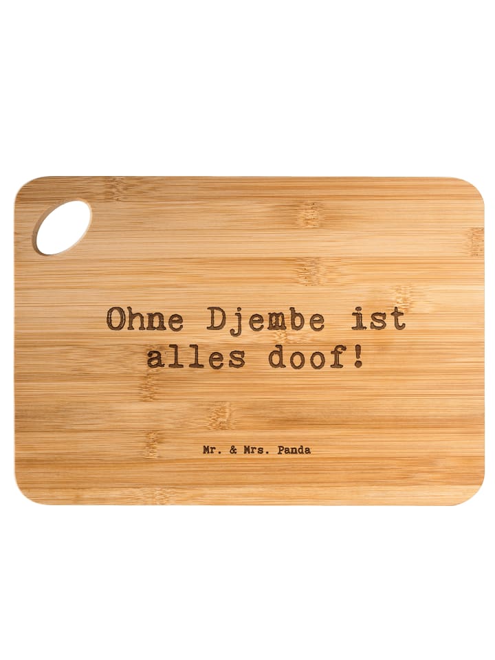 Brotbrett Spruch Djembe Freude mit Spruch in Braun