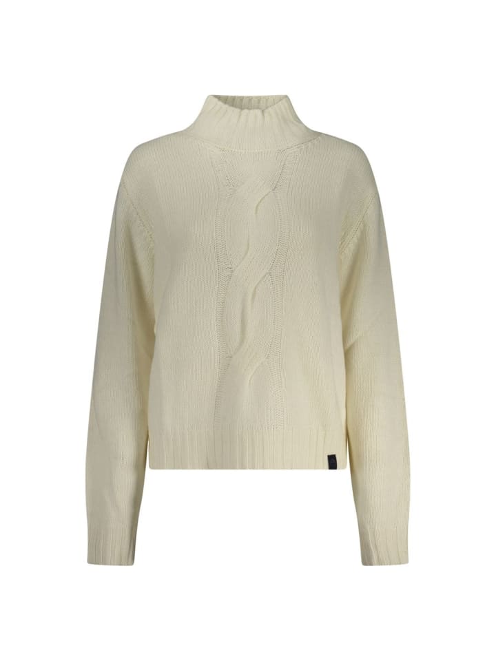 Weiß Polyamid Damen Pullover