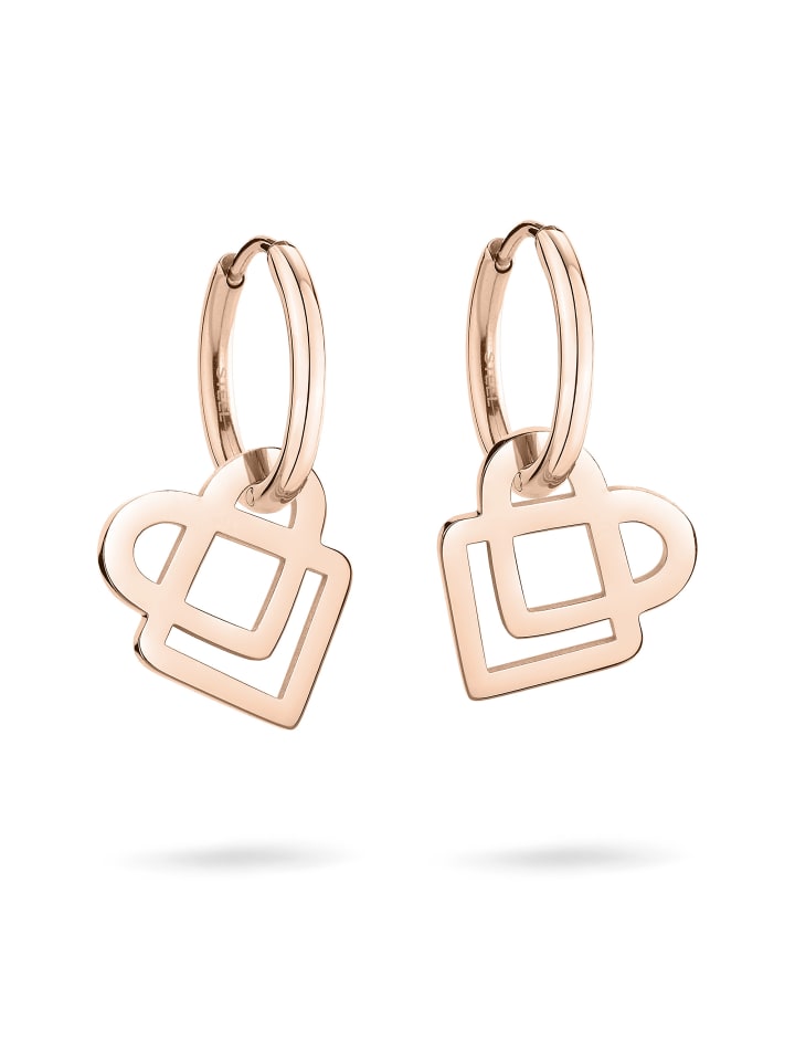 Creolen Icon in roségold