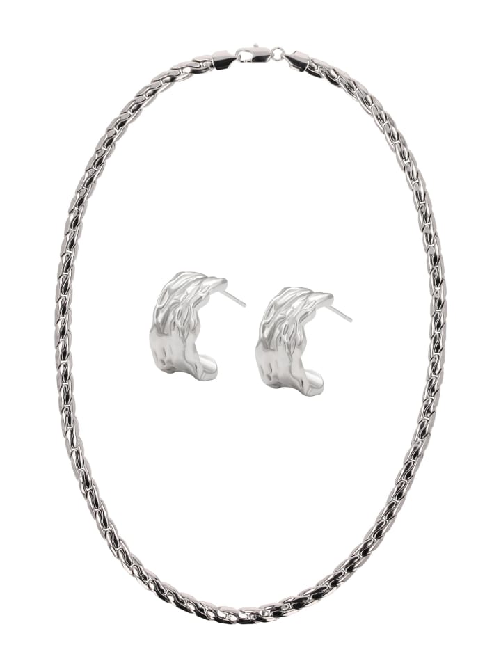 Women Jewelry Set in silver