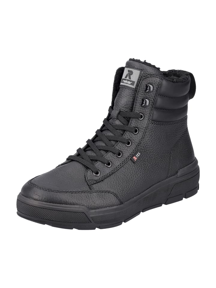 Schnürboots in Schwarz