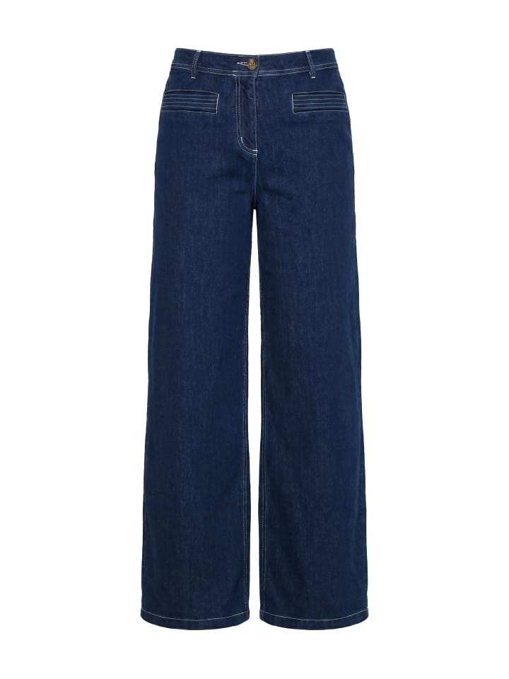 Jeans in dark blue denim