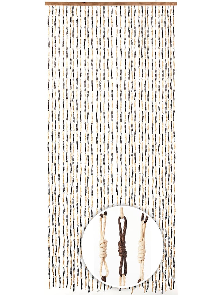 Vorhang KNOTS200 in Braun