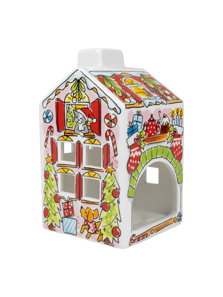 Teelichthalter Weihnachten in Bunt - 14,5cm