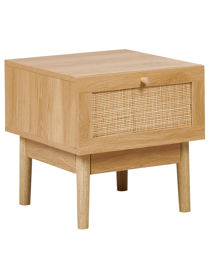 Nachttisch NIVO in Braun - (W) 40 x (H) 40 x (L) 42 cm
