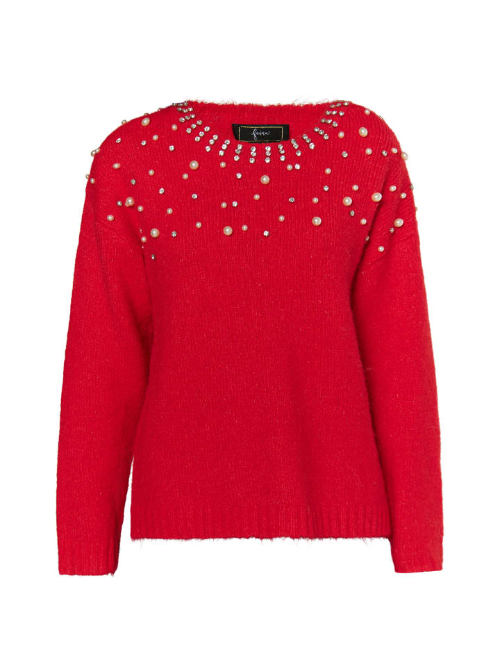 Damen Strickpullover in Rot