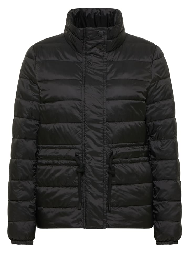 Damen Übergangsjacke Mit Leichter Wattierung in Schwarz