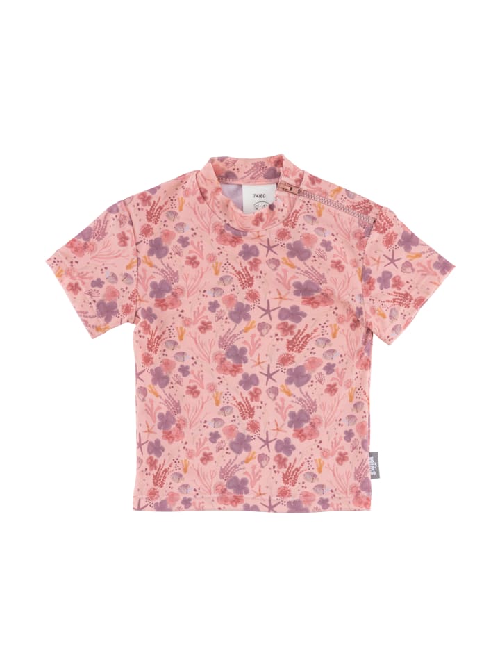 Badeshirt kurzarm Corale in zartrosa