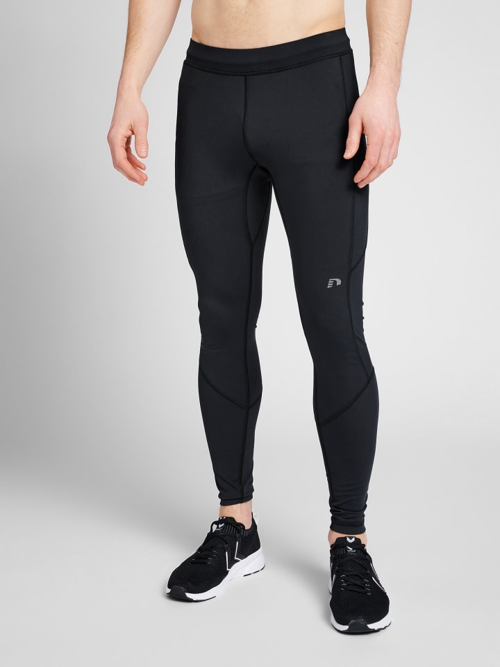 Leggings Men Long Herren in BLACK