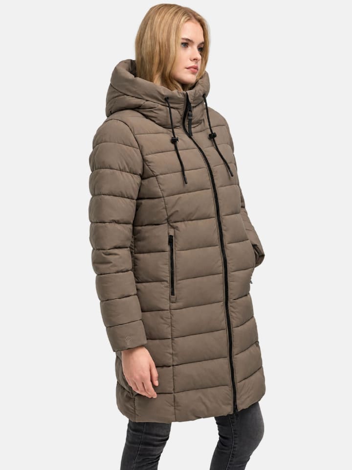 Wintermantel Nanoraa 16 in Stone Brown