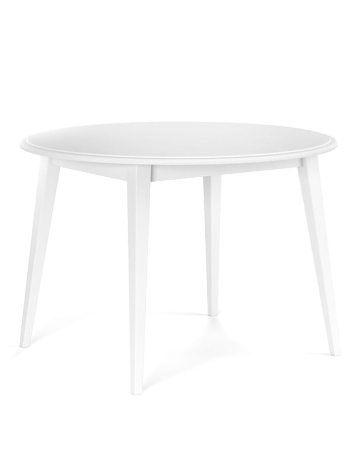 Esstisch Belluno Elegante Kiefer weiß (RAL9010) lackiert 90 / 90 / 74,5cm