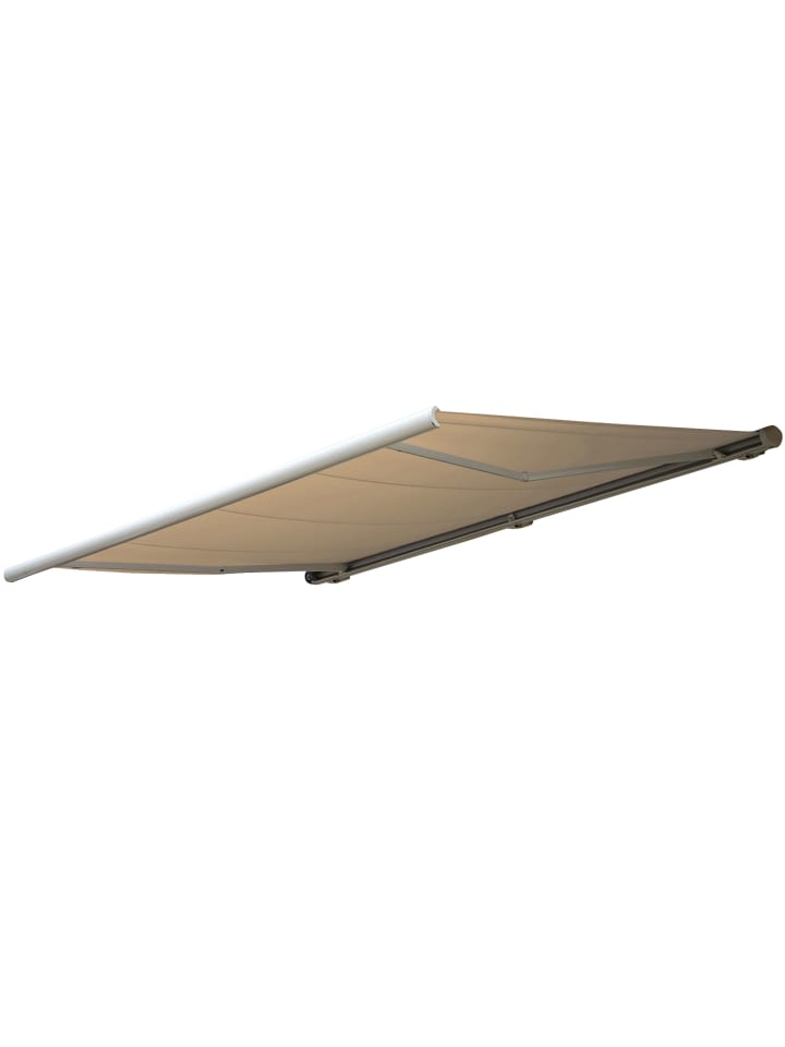 Elektrische Kassettenmarkise H122, Polyester Creme