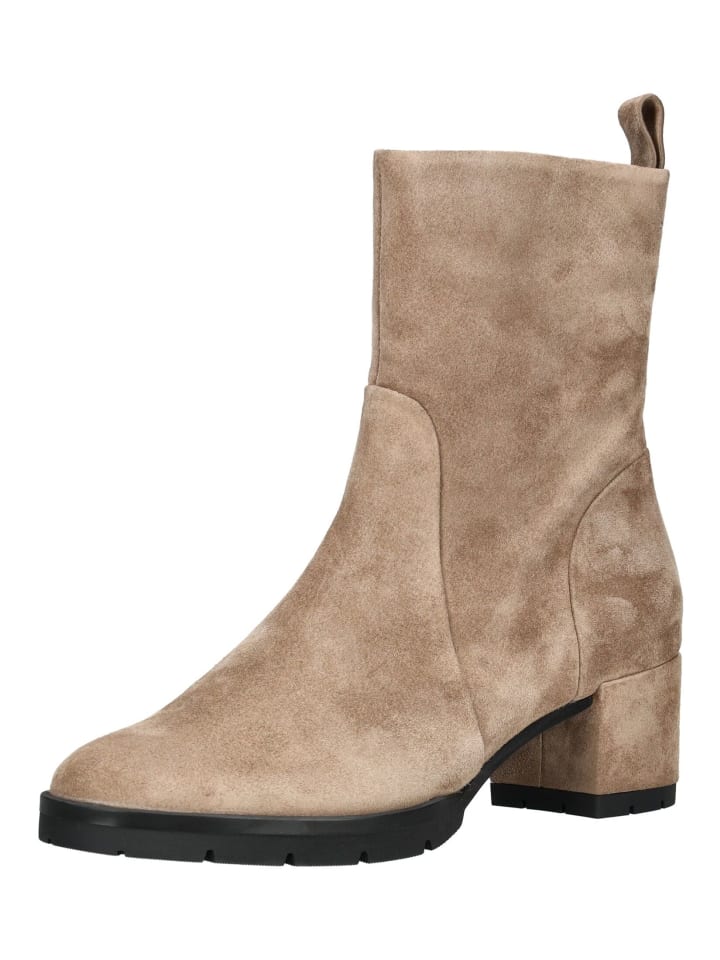 Stiefelette in Taupe