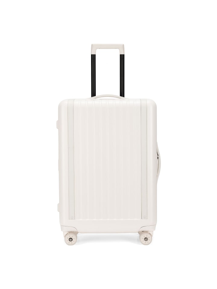 Atlas 4 Rollen Trolley M 66 cm pure white